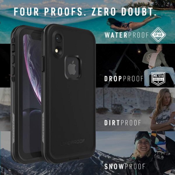 LifeProof FRE Series Case for Apple iPhone X Black Asphalt - Image 6