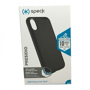 Speck iPhone X Presidio Case Black/Grey