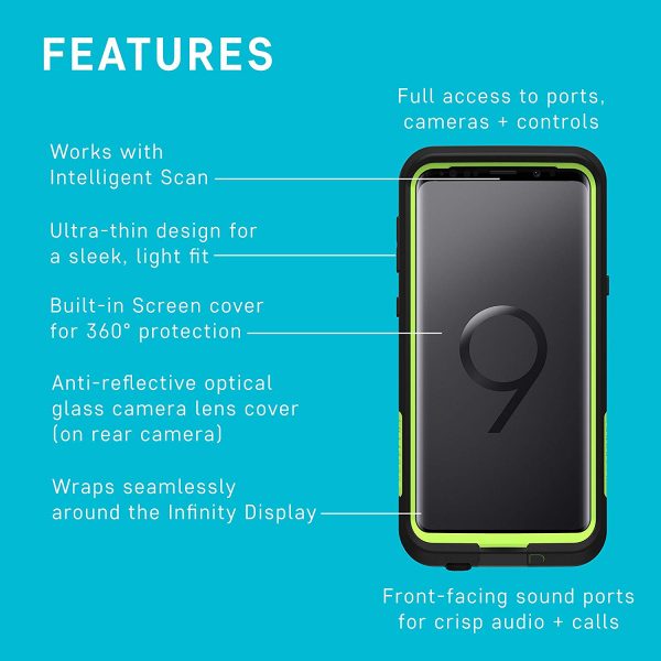 LifeProof Fre - Samsung Galaxy S9+ - Black Lime - Image 5