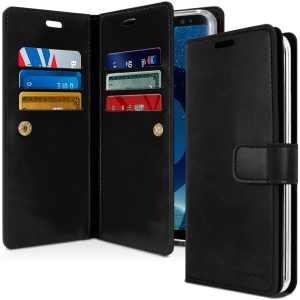 Galaxy S9 Case [Extra Card & Cash Slots] Mansoor Diary [Double Sided Wallet Case]