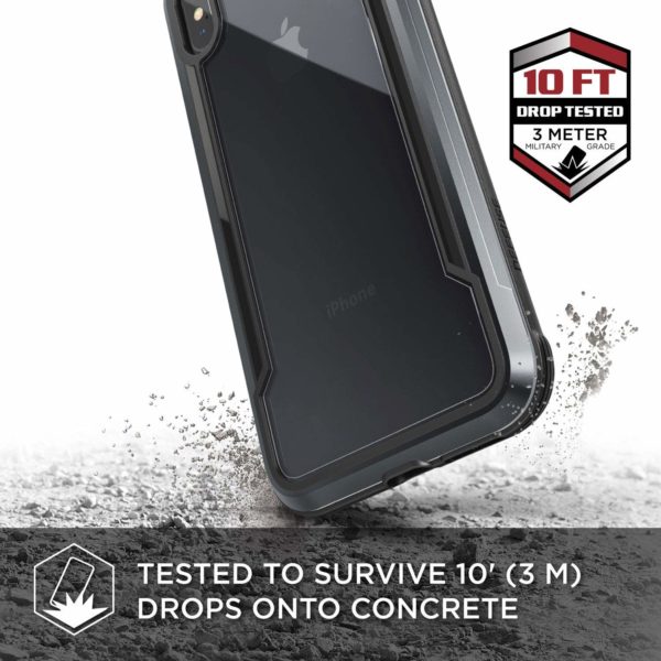 X-Doria Defense Shield Series Case Designed for iPhone X, iPhone Xs, Military Grade Drop Tested, Anodized Aluminum, TPU, and Polycarbonate Protective Case - Image 5