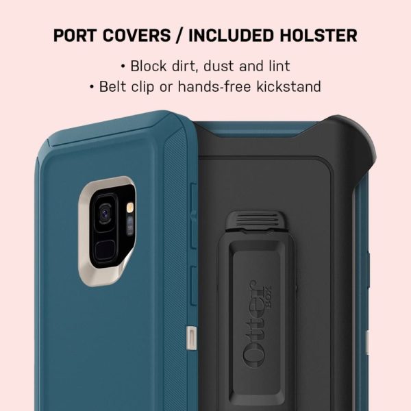 OtterBox Defender Series Case for Samsung Galaxy S9 - Frustration Free Packaging - Black - Image 5