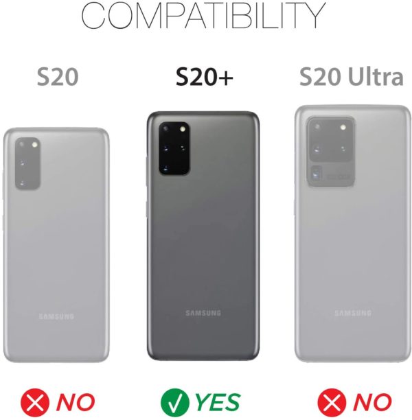 X-Doria Defense Shield Series, Samsung Galaxy S20+ Phone Case - Military Grade Drop Tested, Anodized Aluminum, TPU, and Polycarbonate Protective Case for Samsung Galaxy S20+, (Iridescent) - Image 2
