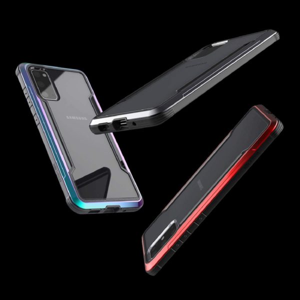X-Doria Defense Shield Series, Samsung Galaxy S20+ Phone Case - Military Grade Drop Tested, Anodized Aluminum, TPU, and Polycarbonate Protective Case for Samsung Galaxy S20+, (Red) - Image 7