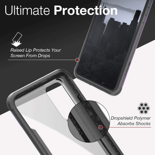X-Doria Defense Shield Series, Samsung Galaxy S20+ Phone Case - Military Grade Drop Tested, Anodized Aluminum, TPU, and Polycarbonate Protective Case for Samsung Galaxy S20+, (Iridescent) - Image 6