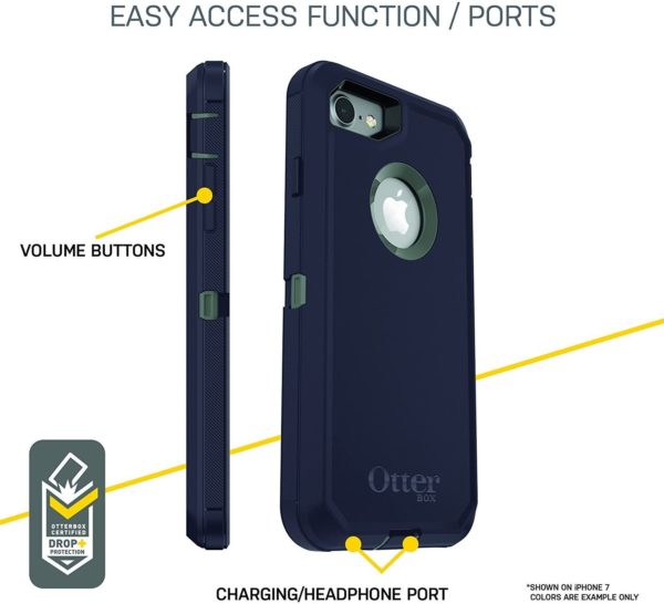 OtterBox Defender Series Case for Apple iPhone 7 Plus / 8 PlusBlack - Image 5