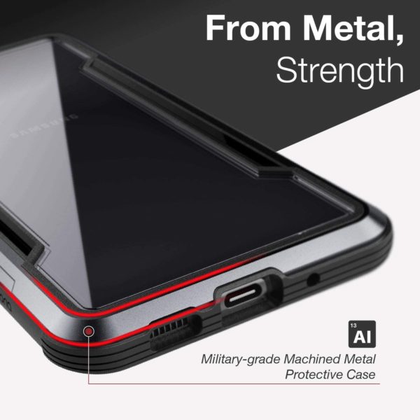 X-Doria Defense Shield Series, Samsung Galaxy S20+ Phone Case - Military Grade Drop Tested, Anodized Aluminum, TPU, and Polycarbonate Protective Case for Samsung Galaxy S20+, (Iridescent) - Image 4