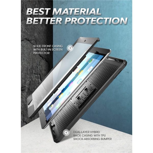 For iPad 10.2 Case 7th Generation (2019 Release) SUPCASE UB PRO Full-body Rugged Cover with Built-in Screen Protector&Kickstand - Image 4