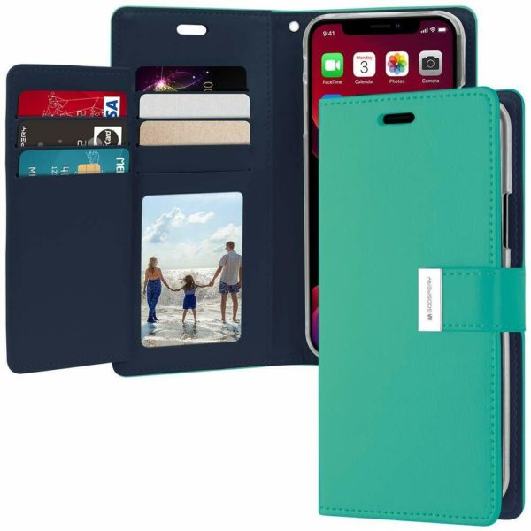 Wallet Case For iPhone 11 Pro Max Cover Flip X Xr Xs Max Card Shockproof Slim [Rich Diary] - Image 2