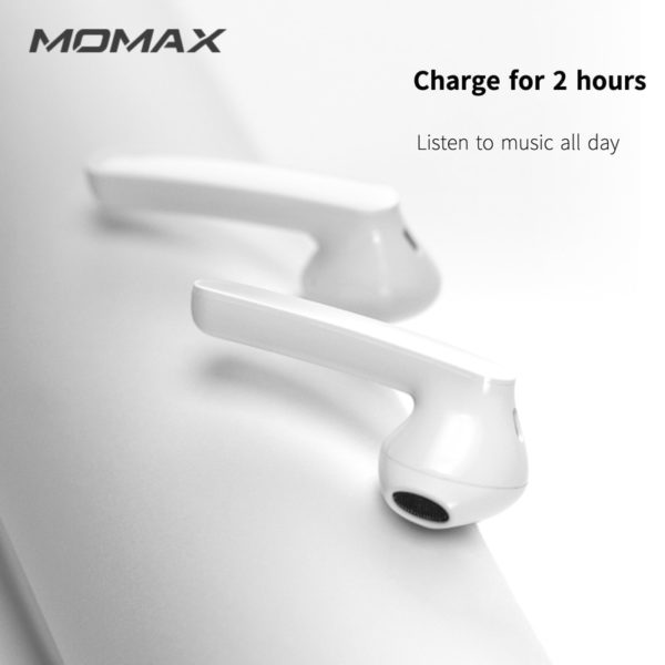 Momax PILLS GO WS Wireless Headphones Earphones sport Earbuds Headset Support iOS/Android Charging Box