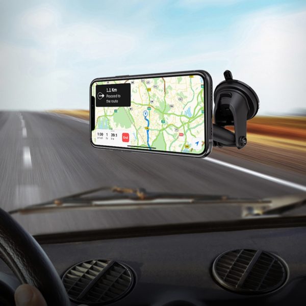 Hoco Magnetic Dashboard Car Phone Holder For iPhone 12 Pro Max Windshield Mount Suction Cup Holder - Image 4