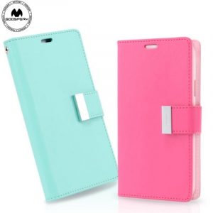 Rich Diary Wallet Case For IPHONE 13mini 13 12mini 11 12 PRO XR XS MAX X 7 8 6 6S PLUS 5S 5C SE 2020 Mercury Leather Book Case